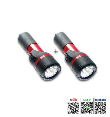 Super ALUMINIUM with Rubber Flash Light รุ่น SJ-8329+SJ-8329