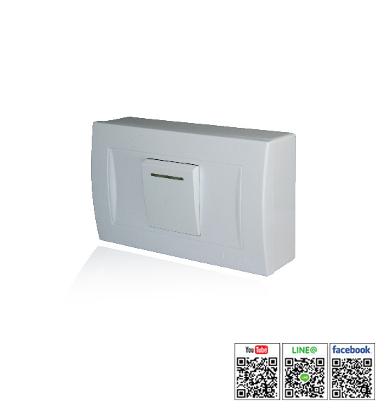 Set of wall mounted Switch and Socket for finished wall รุ่น BJE1-101 