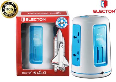 ปลั๊กไฟทรงตั้ง 8 ช่อง3 สวิตซ์ 2 USBTE-6632USB-B